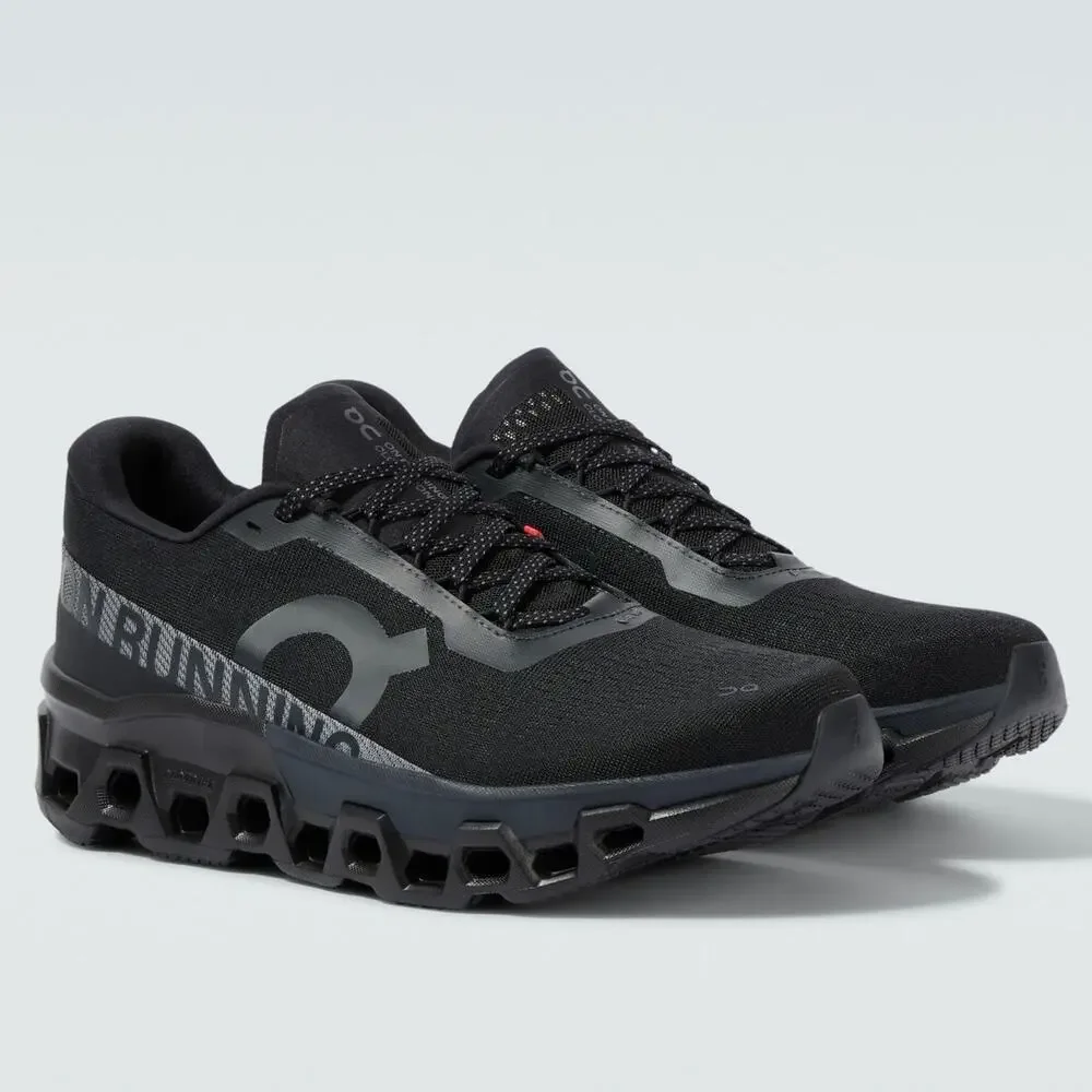 NEW‎ On Running Cloudmonster 2 Black Eclipse Max Cushion Road Running Sneakers